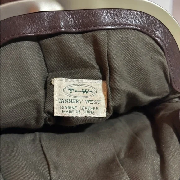 Tannery West Chic Brown Leather Women's Backpack - Picture 4 of 5